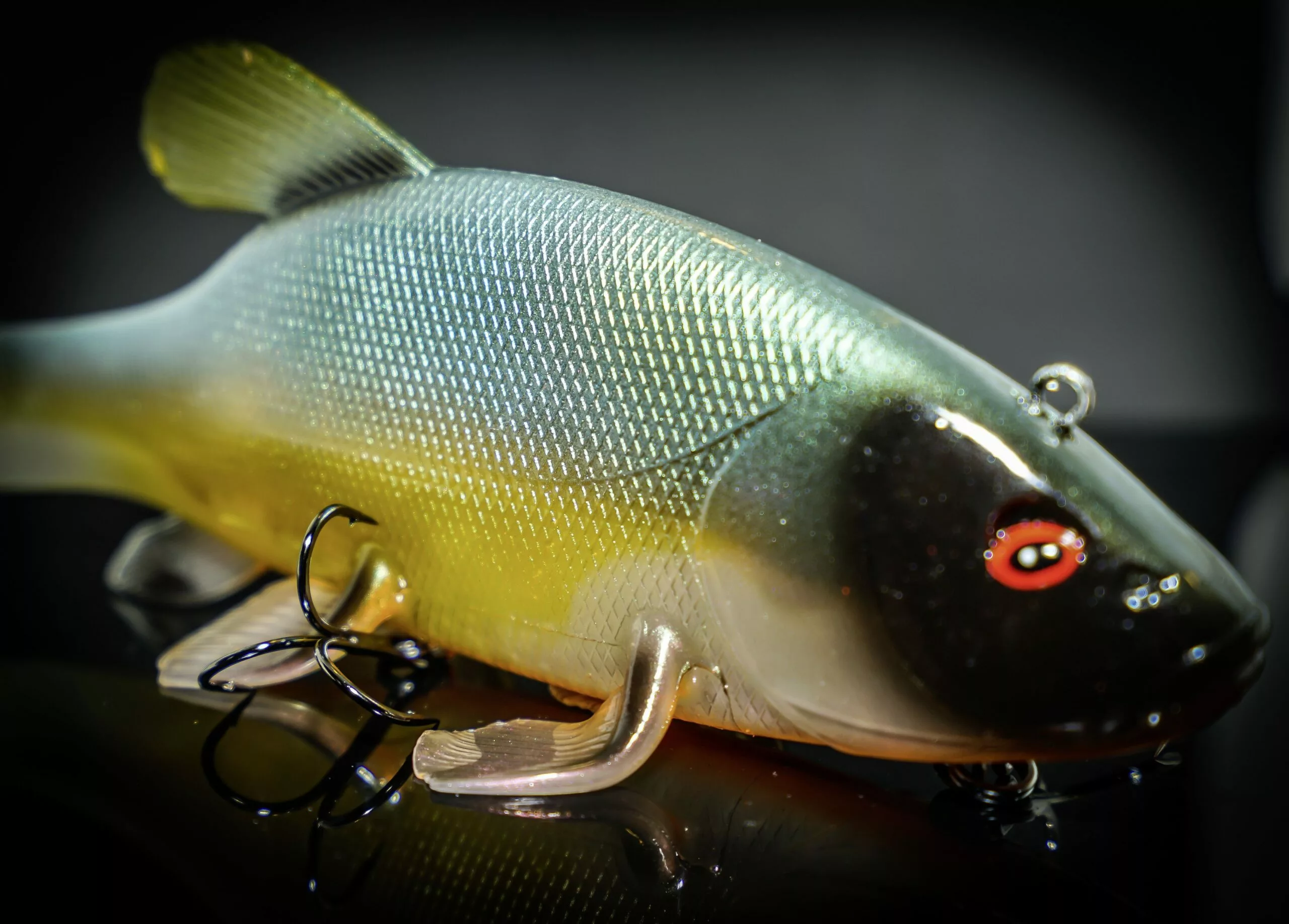 Quantum 270g 23cm Freak Of Nature SwimBait Tench Firetiger #1/0 Snel Zinkend - Afbeelding 11