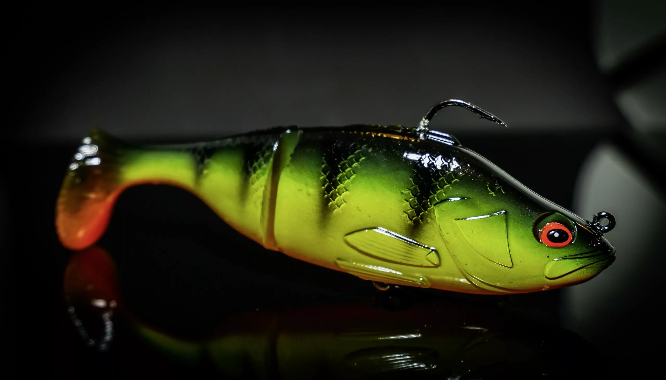 Quantum 60g 15cm Freak Of Nature SwimBait Perch Pope #2 Langzaam Zinkend - Afbeelding 5