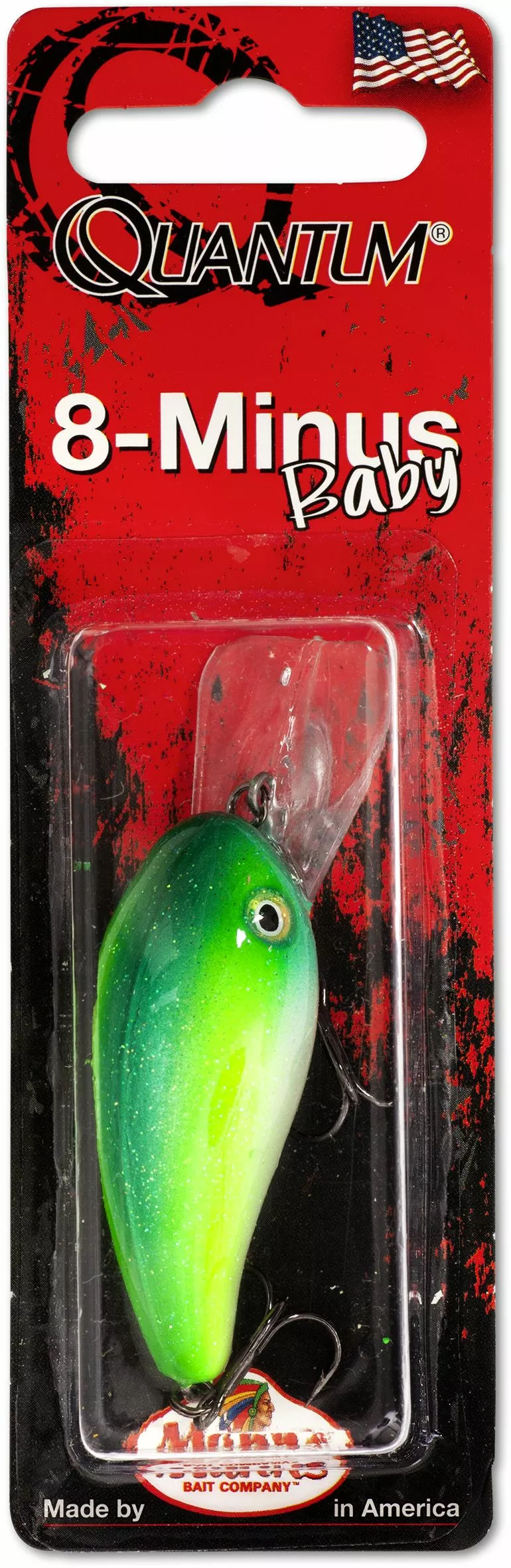 Quantum 13g 5,5cm Baby 8-Minus Lime Duikdiepte: 2,4m Drijvend - Afbeelding 2