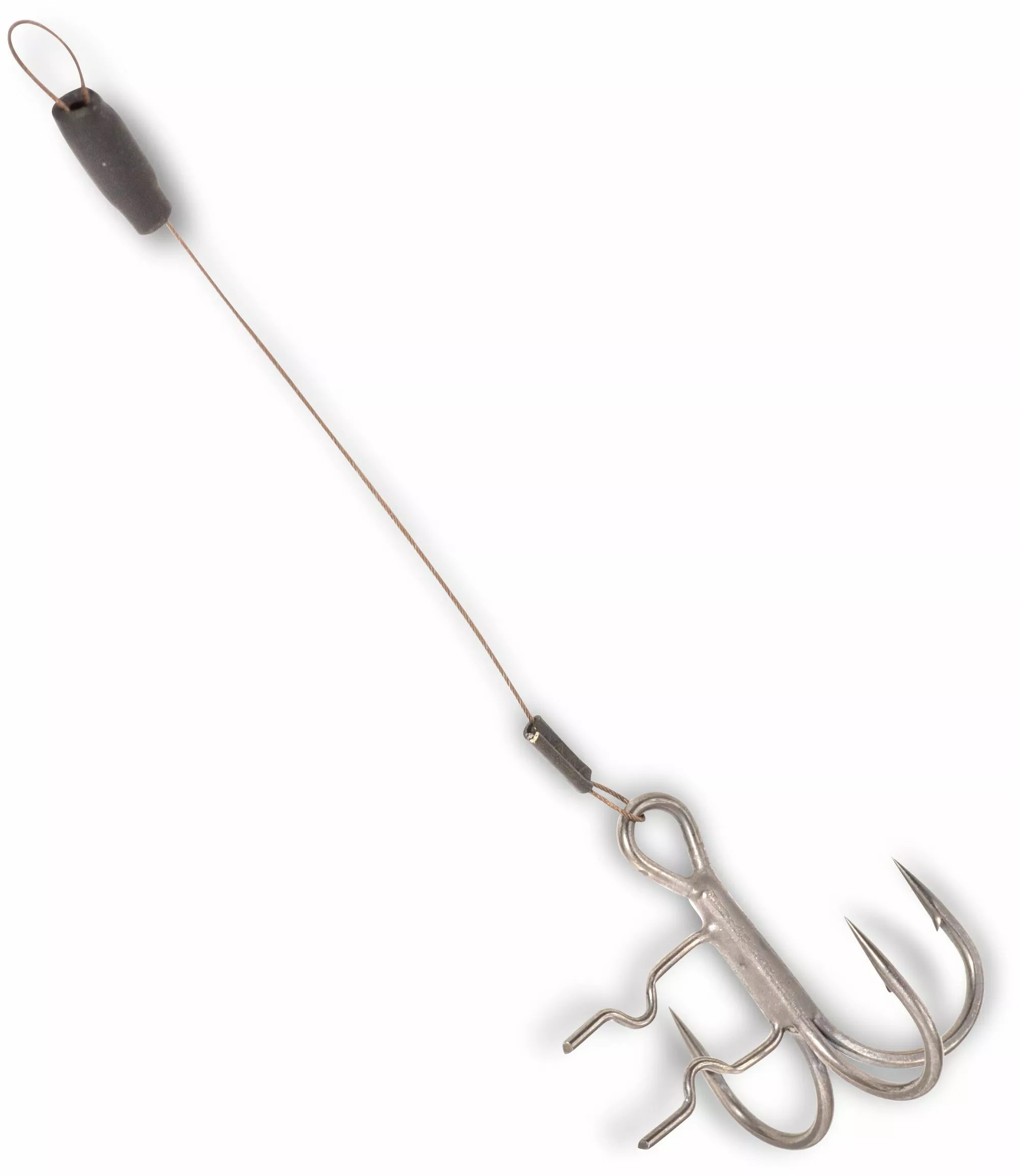 Quantum #2 + #1/0 Q-Stinger L: 17cm 28kg / 61lbs Camo Steel - Afbeelding 2