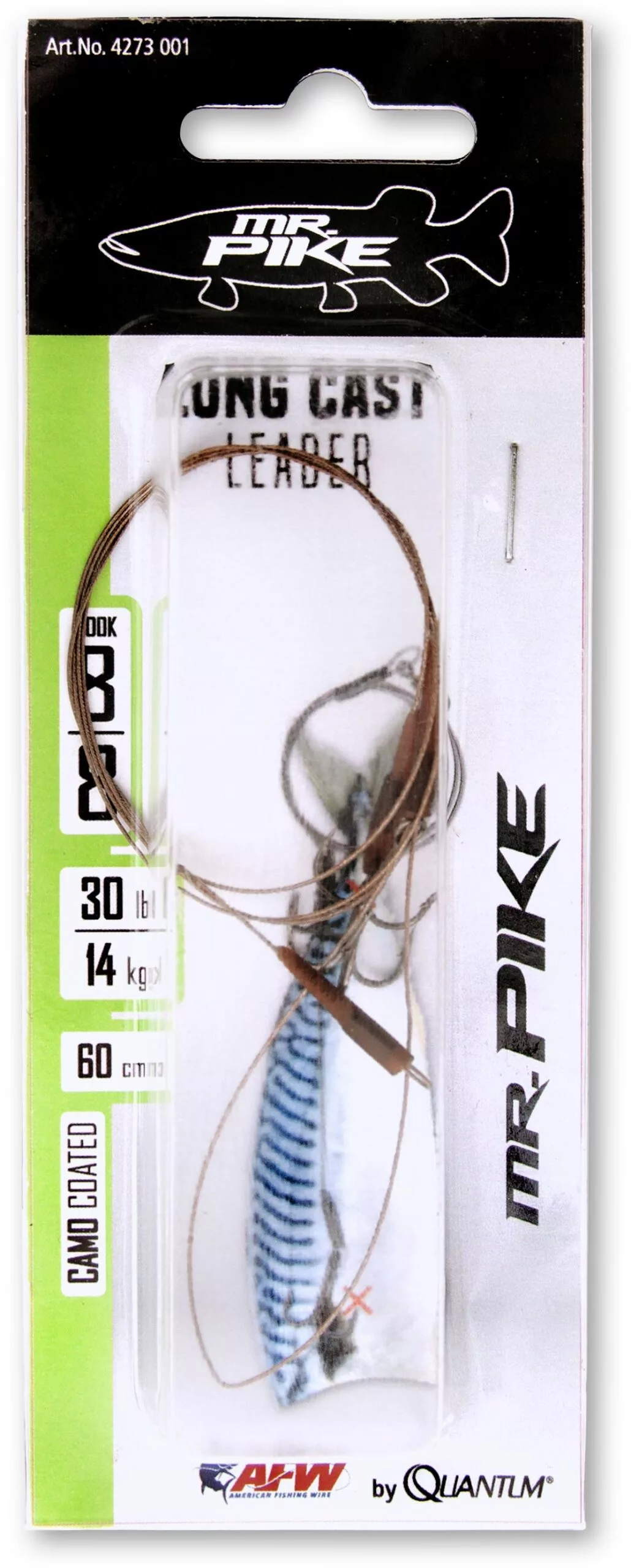 Zebco MR Pike Quantum #4 Mr. Pike Long Cast Voorslag Claw Hook L: 60cm 14kg / 30lbs Camouflage - Afbeelding 2