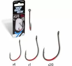 Quantum #1 4street Drop Shot Hook Dg Black Red Medium