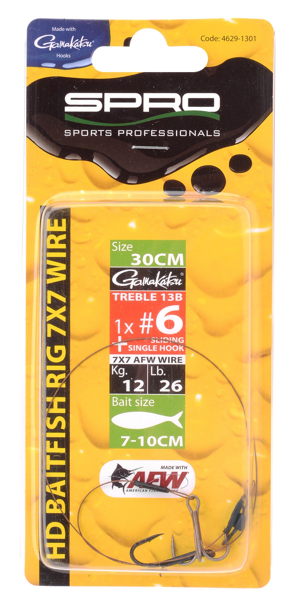 Spro Predator Heavy Duty Baitfish Rig 7x7