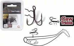 Quantum #2 Claw Treble Hooks Mat Finish